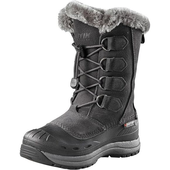 Baffin Chloe Mid-Height Waterproof Winter Boot for Women's - Charcoal, Size 9 - Picture 1 of 4